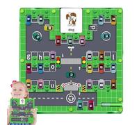 Mazer de alfabeto de madera, laberinto de alfabeto magnético - Estacionamiento magnético Tema de Alphabet Maze - Niños Niñas Home Home Actividades de aprendizaje temprano Rompecabezas interactivos par