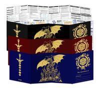 Mazeran Pantalla DM para DND 5e 2024 | Guía maestra de mazmorras de 4 paneles - Herramienta D&D Game Master Shield - Accesorio GM para campañas de rol de mesa (paquete de 3)