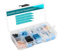 MazerPi Raspberry Pi 4 Disipador de calor Set de disipador de calor de aluminio con 3M 8810 almohadilla térmica para Raspberry Pi 4 Modelo B, 3B+/ 3B / 2B