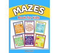 Mazes Book for Kids: 68 Fun and Challenging Mazes for Hours of Entertainment