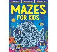 Mazes For Kids Ages 4-8: Maze Activity Book | 4-6, 6-8 | Games, Puzzles and Problem-Solving for Children (Maze Books for Kids)