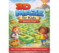 Mazes for Kids: Maze Activity Book for Ages 4 - 8 (Puzzle Books for Kids) Advance Level 120 Hexagonal Mazes