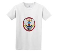 Mazinger Z Poster - Camiseta unisex de algodón con cuello redondo para hombre, color blanco, blanco, M