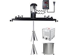 MazmornFly Agitador Eléctrico IBC, Mezclador De Tanque 2000 W para Tinta De Pintura Líquida Viscosa, Capacidad De Agitación 1 Tonelada/1000 L, Velocidad Ajustable