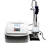 MazmornFly Homogeneizador y Emulsificador Ultrasónico Sonicador Procesador, Mezclador Disruptor Celular con Temporizador 1 s - 99 h para Dispersión, Extracción, Disrupción y Emulsificación 8mmprobe