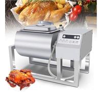 MazmornFly Tumbler De Vacío Comercial De Sobremesa, Capacidad De 18 litros (Máx. 10 Kg De Carne) - Marinador De Vacío para Mezclar, Marinar, Salar Y Masajear La Carne En Ambiente De Vacío