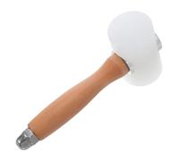 Mazo de Artesanía para Tallar Cuero Cabeza de Nailon y Mango | Madera Ergonómica, Peso Equilibrado y Uso en Banco, para Principiantes y Aficionados, Estampado