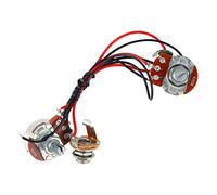 Mazo de cableado de graves de mtlavismo duradero y fácil de instalar para guitarra eléctrica Diseño de interruptor de 3 vías 1 rollo 1 tono 1 gato plástico y material electrónico