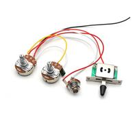 Mazo De Cables De Guitarra Aplicable Al Arnés De Montaje De Línea De Guitarra Eléctrica ST SQ 1T1V Big Electronics (500 K)(Black)