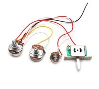 Mazo De Cables De Guitarra Aplicable Al Arnés De Montaje De Línea De Guitarra Eléctrica ST SQ 1T1V Big Electronics (500 K)(White)