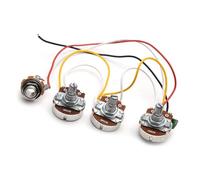 Mazo De Cables De Guitarra Arnés De Bajos 2V1T Potenciómetro Grande 250K/B250K Ensamblaje De Línea De Bajos Arnés De Cableado Preensamblado Para Guitarra