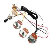 Mazo De Cables De Guitarra Conjunto De Circuitos Para Guitarra Eléctrica LP 2V1T 500K Controlado Por Potenciómetro Grande Arnés De Cableado Para Guitarra