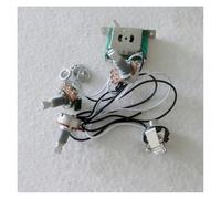 Mazo De Cables De Guitarra Kit De Cableado Conjunto De Línea De Salida De Guitarra Eléctrica: 3 Potenciómetros Pequeños Individuales De 250 K Que Son Fáciles De Reemplazar En Un Conjunto