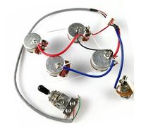Mazo De Cables De Guitarra Kit De Cableado Para Circuito Enchufable Sin Soldadura Para Guitarra Eléctrica LP Circuito Adecuado Para Guitarra Eléctrica SG Puede Cortar Un Solo Circuito(Single cut)