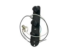Mazo De Cables De Guitarra Kit De Cableado Placa De Circuito De Guitarra Eléctrica TL Con Zócalo Placa De Control De Circuito De Guitarra Eléctrica Accesorios De Guitarra Eléctrica(Black)