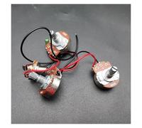 Mazo De Cables De Guitarra Kit De Cableado Precableado Para Bajo PB/JB Potenciómetros Grandes De 250 K Y 1/2 Volumen(2V1T)