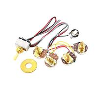 Mazo De Cables De Guitarra Perillas De Audio A250K+B250K, Arnés De Cableado Para Guitarra Volumen De Audio Para Accesorios