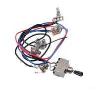 Mazo de cables precableado para guitarra LP 2V2T 500K Potis con interruptor de palanca de 3 vías y condensadores Orange Drop para guitarra eléctrica Upgrade