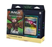 Mazo de Comandante de Fallout de Magic: The Gathering - Amenaza Mutante (100 cartas, sobre de muestra de 2 cartas + accesorios)