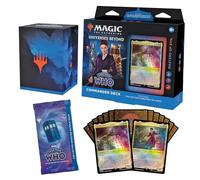 Magic: The Gathering Mazo de Commander de Doctor Who, Masters of Evil (mazo de 100 Cartas, sobre de coleccionista con 2 Cartas de Muestra + Accesorios) (Versión en Inglés)