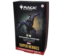 Mazo de Commander de Magic: The Gathering | Marvel Super Heroes - Wakanda por Siempre (Versión en Inglés)