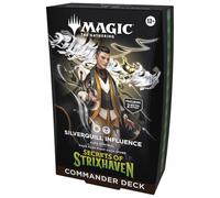 Mazo de Commander de Secretos de Strixhaven, de Magic: The Gathering - Influencia de Plumargéntum (Versión en Inglés)