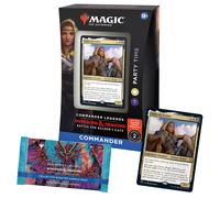 Mazo de Commander Legends: Battle for Baldurs Gate de Magic: The Gathering - Fiesta + Paquete de muestra de sobres de coleccionista