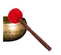Mazo de cuenco cantante - Mazo de meditación de madera, instrumentos musicales, herramientas de limpieza de energía para contemplación, crecimiento personal, paz interior, práctica de atención plena