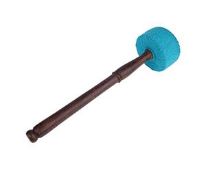 Mazo de Cuenco de Canto, Mazo de Cuenco de Canto Hecho a Mano de Madera Dura de Fieltro Palo de Mazo para Cuenco de Canto de Budismo Tibetano (Ajna chakra azul)