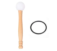 Mazo de Cuenco de Cuarzo, O-Rings de Goma para Accesorios de Instrumentos Musicales, Con O-Rings de Goma para Meditación, Yoga, Terapia, para Hogar o Estudio