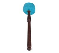 Mazo de Cuenco para Cantar, Palo de Mazo de Fieltro de Madera Dura Hecho a Mano para Cuenco de Canto de Budismo Tibetano (Ajna chakra azul)