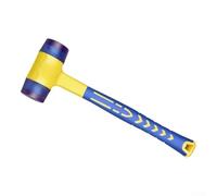 Mazo de goma de doble cara con diseño de martillo suave a prueba de golpes para albañilería para ventanas, mango ergonómico para mejoras del hogar, 35 mm (30 mm)