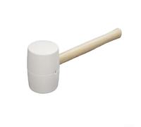 Mazo de goma ergonómico de madera para albañilería, losas de adoquines, piedra de pavimento de 34 cm, herramienta de absorción de impactos
