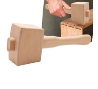 Mazo de haya - Herramienta multifuncional para trabajar la madera 25 x 8,5 x 6 cm | Mazo de tallado para madera de carpintería | Para madera portátil para golpear SC