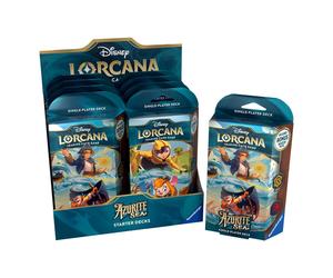 Mazo de Inicio Disney Lorcana TCG Azurite Sea - 60 Cartas en Inglés