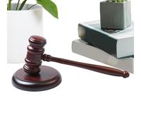 Mazo de Ley y Orden | Accesorios de juez de madera de 24,9 centímetros - Mazo Para Despacho De Abogados Con Sonido | Para juzgados subastas reuniones abogados subastadores ejecutivos