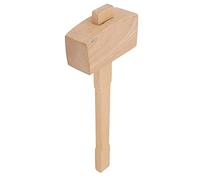 Mazo de madera de carpintero, 13,8 pulgadas, agarre cómodo, martillo para carpintería, trituradora de hielo, cinceles de martillo para muebles, herramienta de barra de bricolaje (Largo (37,8 X 25,2