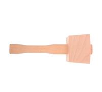 Mazo de Madera para Carpintería y Tallado, Control Preciso | Madera Maciza Beige, Superficie Lisa y Pulida, para Cinceles y Tarugos de Madera en Banco