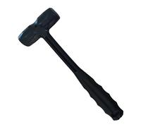 Mazo de martillo - Mazo de cuero para manualidades | Pequeño martillo suave de doble cara | Martillo de seguridad decorativo para trabajar el cuero, hogar, al aire libre, camping, pesca y picnic |