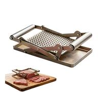 Mazo para Ablandar Carne - Acero Inoxidable Manual Resistente y Cómodo - Herramienta de cocina para ablandar carne - para pollo, ternera, cerdo y filetes