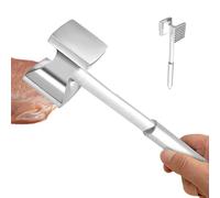 Mazo para Carne | Machacador y ablandador de carne de cerdo de doble cara - Mazo para pollo | Para cocinar, barbacoa, picnic, preparar comidas, cenas familiares y festivas, y cocina del hogar