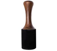 Mazo para cuenco tibetano - Baqueta con mango de madera para gongs, yoga, meditación, meditación nepalí, relajación, instrumento musical, práctica de 6,9 x 1,4 x 1,4 pulgadas
