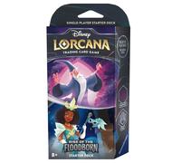 Mazo STARTER DECK Lorcana Rise Of The Floodborn Amethyst Steel Merlin Tiana