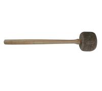 Mazo tibetano para cuenco de canto de madera/gamuza, palo de golpeador de madera tibetano con cabeza envuelta en cuero (diseño 05)