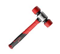 Mazos de cabeza de goma resistentes de fibra de vidrio con mango antideslizante para instalación de suelos, equipo de camping, mazos de madera y goma, martillo con mango absorbente de golpes