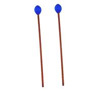 Mazos de Marimba de Percusión 2 Piezas Azul de Arce y Lana | Instrumentos de Percusión y Marimba, Textura Suave y Tacto Cómodo, Diseño de 2 Unidades Color Aleatorio