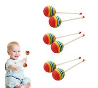 Mazos De Percusión - Mazo De Tambor De De Caucho Suave De PVC | Mazo De Agarre Equilibrado EVA Para Xilófono Marimba Vibráfono | Mazos De Percusión: Banda, Orquesta, Uso De Profesores De Música