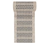 Mazovia Alfombra de Cocina - Efecto Sisal Alfombra Cocina - Alfombra Pelo Corto - Certificado Oeko-Tex - Alfombra para Cocina Balcón Terraza - In-& Outdoor - Cuidado fácil - Beige Taupe 70x300 cm
