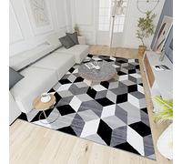 Mazovia Alfombra Modern de Salón Grande de Pelo Corto - Alfombras Salón - Alfombras de Habitación de Matrimonio, Dormitorio y Comedor - Gris 130 x 190 cm
