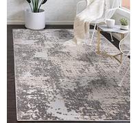 Mazovia Alfombra Moderna - Diseño Abstracto de Salón Grande de Pelo Corto - Alfombras de Habitación de Matrimonio, Dormitorio y Comedor - Alfombra Claro Crema Gris 240x330 cm